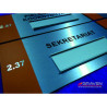 TABLICZKA DIBOND + profil (240 x 120mm) - wersja 2