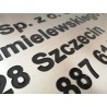 SZYLD ALUMINIUM  + WYPEŁNIENIE FARBĄ - wersja 4