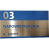 SZYLD 3D STAL KWASOODPORNA GIĘTA + NAKLEJKA UV - wersja 2