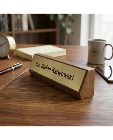 IMIENNIK NA BIURKO MOSIĄDZ LAMINAT PREMIUM