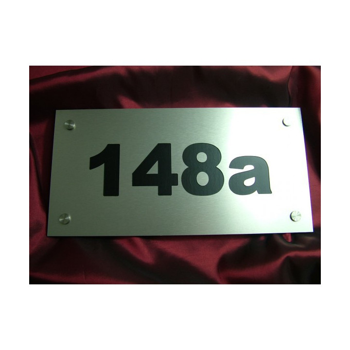 Tabliczka metalowa z numerem domu (20 x 40 cm)_ SM02